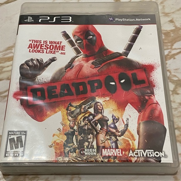 Deadpool (Sony PlayStation 3, 2013) PS3 - Activision Marvel Rated M With Manual